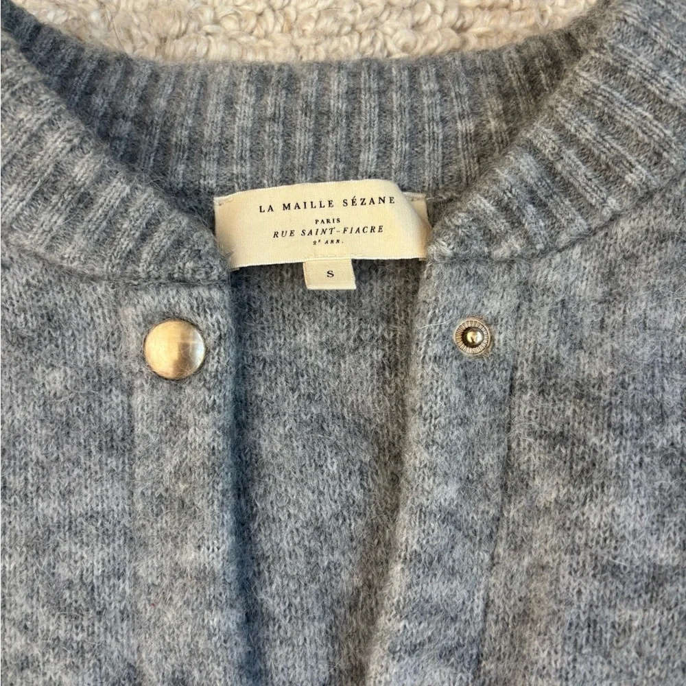 Sezane Gray Women's Sweater - Picture 2 of 5